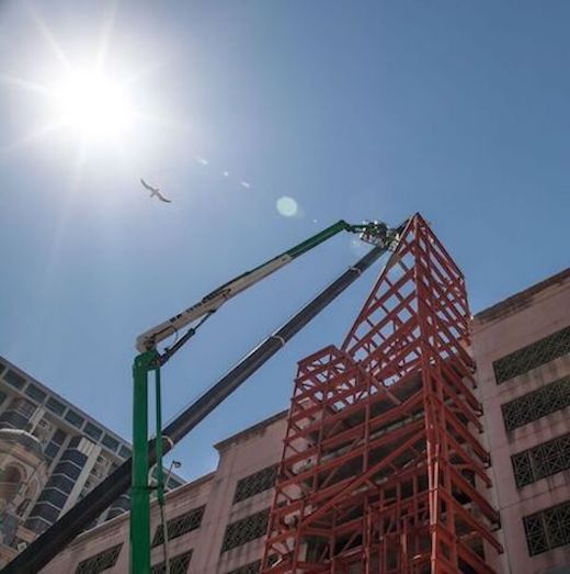 Final beam goes into place