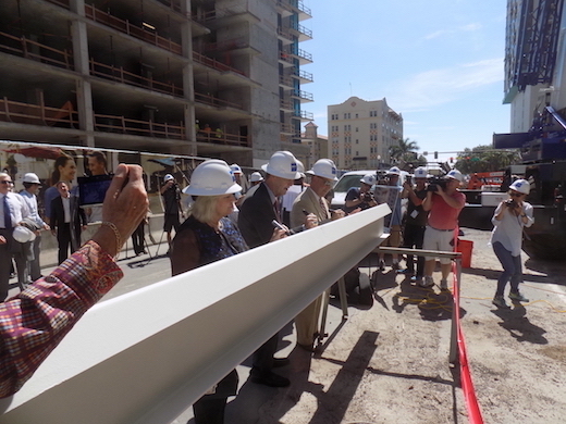 James Museum topping out