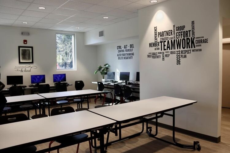 The top-to-bottom renovation of Kid Mason Community Center includes improvements like a new computer lab