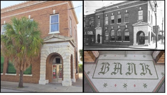 Historic building at Main and Howard in West Tampa.