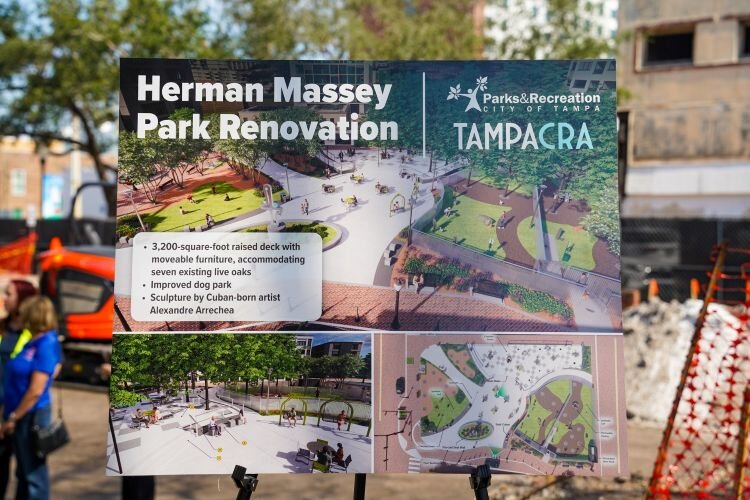 Herman Massey Park, 1002 N. Franklin St., is undergoing a complete renovation intended to transform the underused urban park into a vibrant community space.