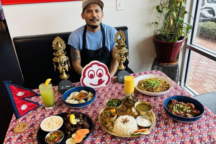 Chef Nava Lama is from Nepal, as is most of the staff of about 15 at Gorkhali Kitchen