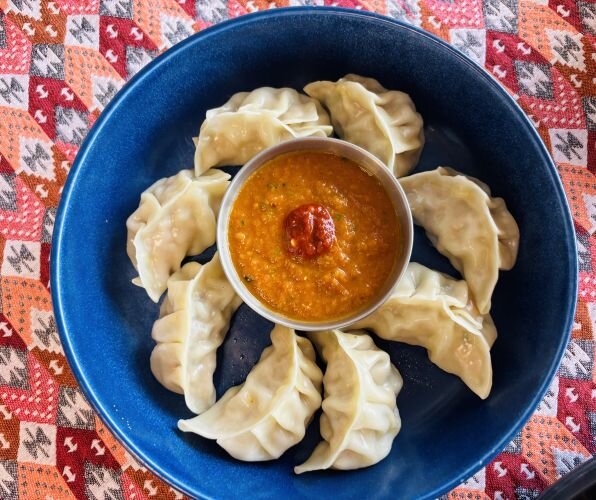 Momo - a dish rapidly growing in popularity. The Nepalese dumplings are a big hit!