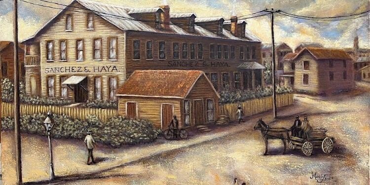 “Open Doors to History,” an exhibition featuring the work of Cuban-born, Tampa-based artist Mario Javier Pérez Salabarría, is at Hotel Haya in Ybor City