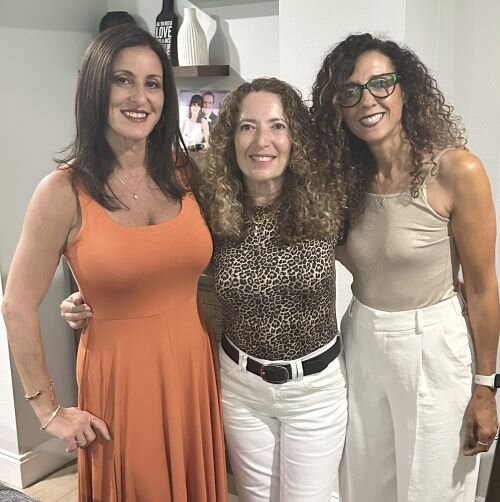 Tampa Bay Exceptional Women President Liat Zohar, Vice President Linda Menke, and Treasurer Elanit Aarons-Kravetzky