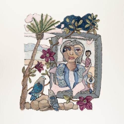 Artist Wendy Bruce's threadwork is part of the exhibit “VISIBLE: SEEN and HEARD" at Studios @ 5663 in Pinellas Park