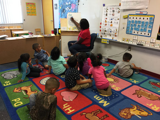 Summer VPK students at Reddick Elementary.