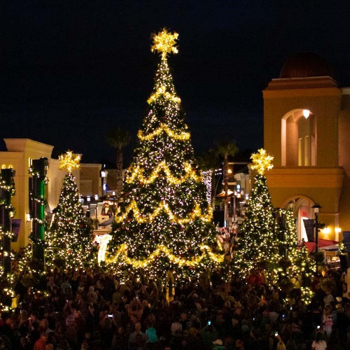 The Symphony in Lights is at The Shops at Wiregrass nightly until December 31st.